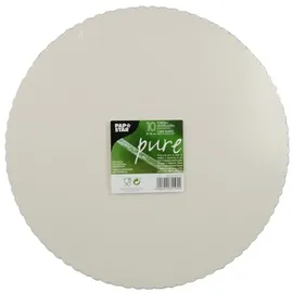 Papstar 10 Tortenunterlagen, Pappe "pure" rund