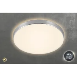 BRILONER LEUCHTEN LED Deckenleuchte "SIMPA", silber (silber, weiß), Lampen