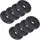 ScSPORTS Hantelscheiben-Set Gusseisen Hantelscheibe schwarz 20 kg