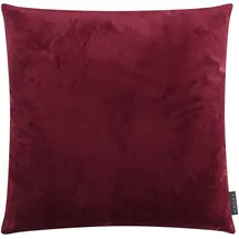 Magma Heimtex Magma Samt Uni 50x50 cm | bordeaux - rot