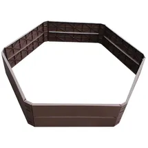 Hti-Living Hochbeet Nessa sechseckig 6-tlg. braun