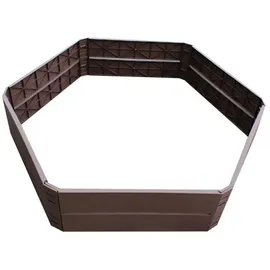 Hti-Living Hochbeet Nessa sechseckig 6-tlg. braun