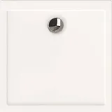 Hoesch Samar weiß, 100x100x3cm, ultraflach