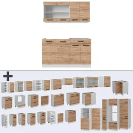 Vicco R-Line, Goldkraft 140 cm ohne Arbeitsplatte ohne E-Geräte