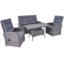 dasmöbelwerk Denver Loungeset 4-tlg. grau