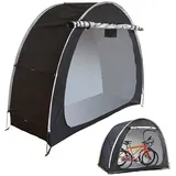 Fahrradzelt, Fahrradgarage, Organizer -Deckung Motorrad Wasserdichtes Lagerzelt, Staubdicht Tragbarer Multifunktionaler Schuppen Zum Camping Fahrrad Im Freien Im Freien