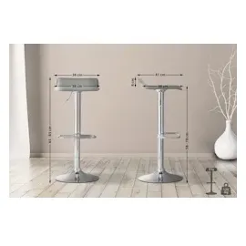 CLP Barhocker Dyn grau