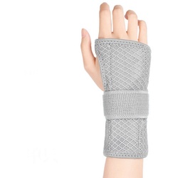 MAGICSHE Handgelenkschutz Daumenbandage Handgelenk-Stabilisator-Schiene grau M (Umfang des Handgelenks 13-20 cm)