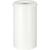 V-Part Feuerlöschender Papierkorb 50 l Weiß