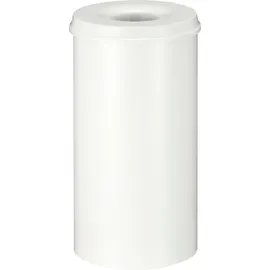 V-Part Feuerlöschender Papierkorb 50 l Weiß