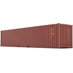 Seefracht Container 40ft braun Modell von MarGe Models 1:32