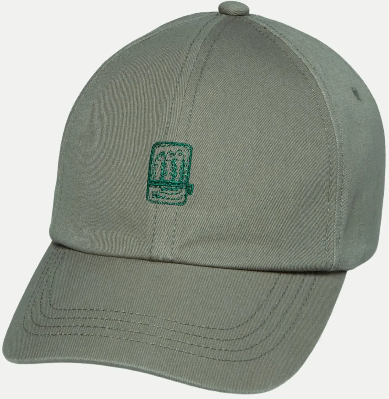 Kappe mit  Logo-Stickerei Grün