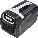 X4-LIFE Mobiles Klimagerät EEK: B (A+++ - D) 1 kW 6 m2 Schwarz/Grau