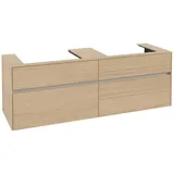 Villeroy & Boch Collaro Waschbeckenunterschrank C02400VJ 160 x 55 cm Nordic Oak