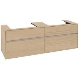 Villeroy & Boch Collaro Waschbeckenunterschrank C02400VJ 160 x 55 cm Nordic Oak