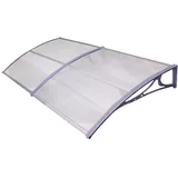 Trutzholm Vordach Pultvordach 295 x 97 cm grau