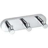 Brillantbad BOMEGA Dreifachhaken Messing Chrom poliert 185x55x50 mm für Bad & Küche >> zum Bohren oder Kleben*