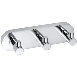 Brillantbad BOMEGA Dreifachhaken Messing Chrom poliert 185x55x50 mm für Bad & Küche >> zum Bohren oder Kleben*