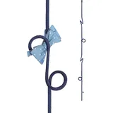 Peppermint Products Loop Rope Garderobe für Deckenmontage Höhenverstellbar dunkelblau