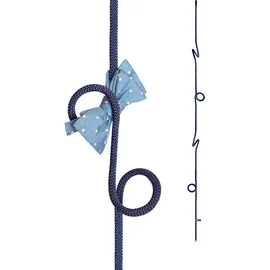 Peppermint Products Loop Rope Garderobe für Deckenmontage Höhenverstellbar dunkelblau