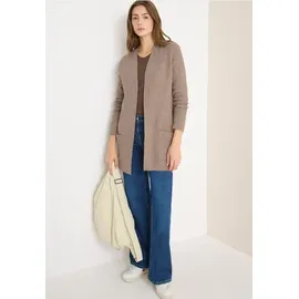 Cecil Offener Struktur-Cardigan | Braun