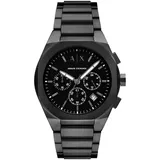 Giorgio Armani Armani Exchange Chronograph Edelstahl schwarz Herren