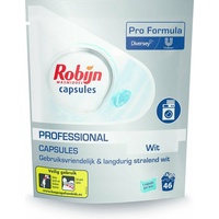 0,60€/Wasch.- Robijn Waschmittelkapseln - Pro Formula White - 46 Kapseln