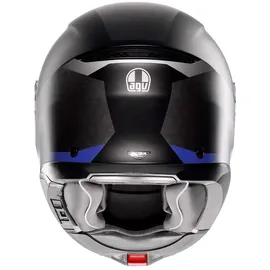 AGV Tourmodular Stray E2206 Multi Mplk Modularhelm - Matt Black / Grey / Blue - L