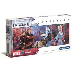 Clementoni® Puzzle 39544 Frozen 2 Panorama Puzzle 1000 Teile, 1000 Puzzleteile bunt