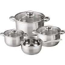 Michelino Denver Topf-Set 7-tlg. 3 x Kochtopf + Stielkasserolle