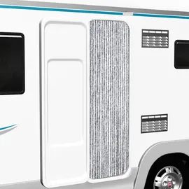 vidaXL Insektenschutz-Vorhang 56 x 200 cm Silber