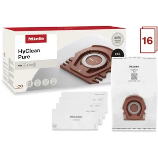 Miele Staubsaugerbeutel XXL-Pack Staubsaugerbeutel HyClean Pure CO, passend für Miele, 20 St., Miele Original Zubehör weiß