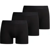 Superdry Boxershorts "BOXER TRIPLE PACK", Herren, Gr. L, 3 Stk., schwarz, Jersey, Obermaterial: 95% Baumwolle, 5% Elasthan, unifarben, figurbetont, Unterhosen