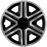 NRM Radkappe Action Doublecolor, 16 in Zoll, (1-St) 16'' Radkappe 1 Stück grau|schwarz