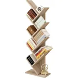 EUGAD Bücherregal Aktenregal 1-tlg. Beige