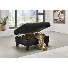 die planbar Hocker PN-EM23166 Aufklappbar mit Stauraum 65 x 45 x 0 cm Schwarz