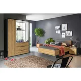 Xora Jugendzimmer, Graphit, Eiche, Textil, Holzwerkstoff, 3-teilig, 4 Fächer, 120x200 cm, Blauer Engel, Goldenes M, BQ - Bündnis für Qualität, Made in Germany, Typenauswahl, Beimöbel erhältlich, umfangreiches Zubehör in verschiedenen Größen erhältlich,Über- und Sondergrößen Lattenrosthöhe individuell einstellbar, für Lattenrost geeignet,Typenauswahl, Soft-Close-System,Typenauswahl, Kinder- & Jugendzimmer, Jugendmöbel, Komplette Kinder- & Jugendzimmer