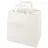 Papstar Tragetaschen, Papier 25 cm x 26 cm x 17 cm weiss mit Tragegriff und Einzel EAN