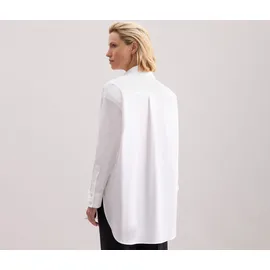 Seidensticker Longbluse 1/1 Kragen Uni Gr. L40, weiß,