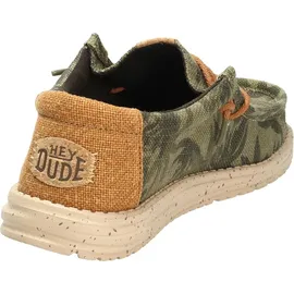 HEYDUDE Wally Palm Jute Herren Burnt Olive/Ginger Brown 43