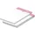 PRICARO Einkaufsliste Food magnetisch rosa A5 25 Blatt 3 St.