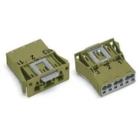 WAGO 770-773 Netz-Steckverbinder WINSTA MIDI Stecker, gerade Gesamtpolzahl: 3