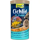 Tetra TetraCichlid Zierfischfutter XL-Flakes 1 L