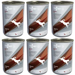 TROVET HLD Hepatic (für Hunde) 6x400g - Dose + Deckel für 400g-Dose GRATIS!