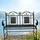 Gartenursel Santos 110 x 46 x 94 cm Schwarz
