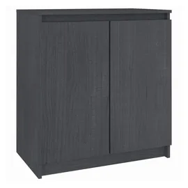 vidaXL Beistellschrank 60 x 36 x 65 cm Grau