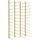 vidaXL Wand-Weinregal 36 Flaschen 30,5 x 116 x 2,5 cm Golden