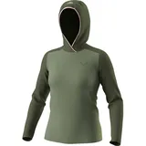 Dynafit Damen Traverse Sun Hoodie Longsleeve (Größe S, gruen)