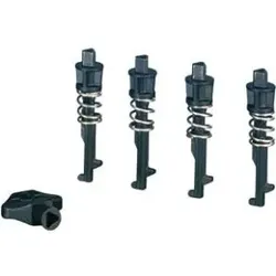 Hensel 20001091 Deckelverschlus Dreikant 8mm, 4 Verschlüsse und Schlüssel Mi DR 04