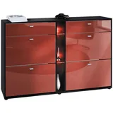 Vladon Schuhschrank Bordeaux, Holzwerkstoff, cm, Garderobe, Schuhaufbewahrung,